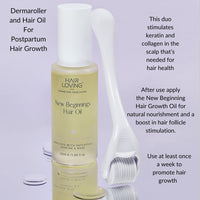 HAIR LOVING POWER FOR YOUR LOCKS Natural Life Oil For Menopause Support by Hair Loving - Pre Shampoo Oil to Promote Hair Growth - Prevents Dandruff & Frizz, Lengthens, Strengthens & Thickens Hair