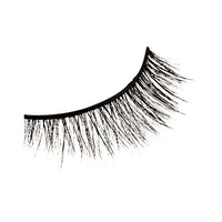 KISS Lash Couture Faux Mink Collection 1 Pair of False Lashes, Little Black Dress, Ultrafine, Tapered, Synthetic Fake Lashes includes Lash Glue
