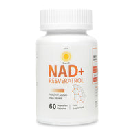 Eden Vitality NAD Supplement 1000mg with True NAD+ 500mg & Resveratrol 250mg