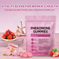 Govixed Pheromone Gummies, Premium Feminine Balance Gummies for Women's Health & Wellness, Strawberry Flavor -60 Gummies -30 Servings