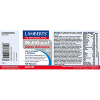 Lamberts MultiGuard OsteoAdvance 50+ – High Potency Multivitamin – Bone Support – 90 Tablets