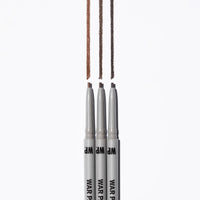 War Paint The Shape & Filler Dual-Ended Beard and Brow Defining Pencil, Helps Create Hair-Like Strokes for a Natural, Fuller Look, Dark Brown 0.1g