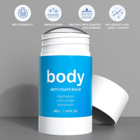 Maggikey Anti-Chafe Stick - Sweat & Water Proof Balm for Friction - Prevent Sports Chafing - Long-Lasting Protection - Anti-Friction Cream for Active Lifestyles