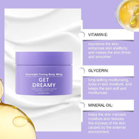 SHENYI 2PCS Get Dreamy Overnight Toning Whip-Get Dreamy Cream, Overnight Toning Body Cream for Firming & Smoothing Skin, Body Moisturizer for Women, Hydrating & Fast Absorbing