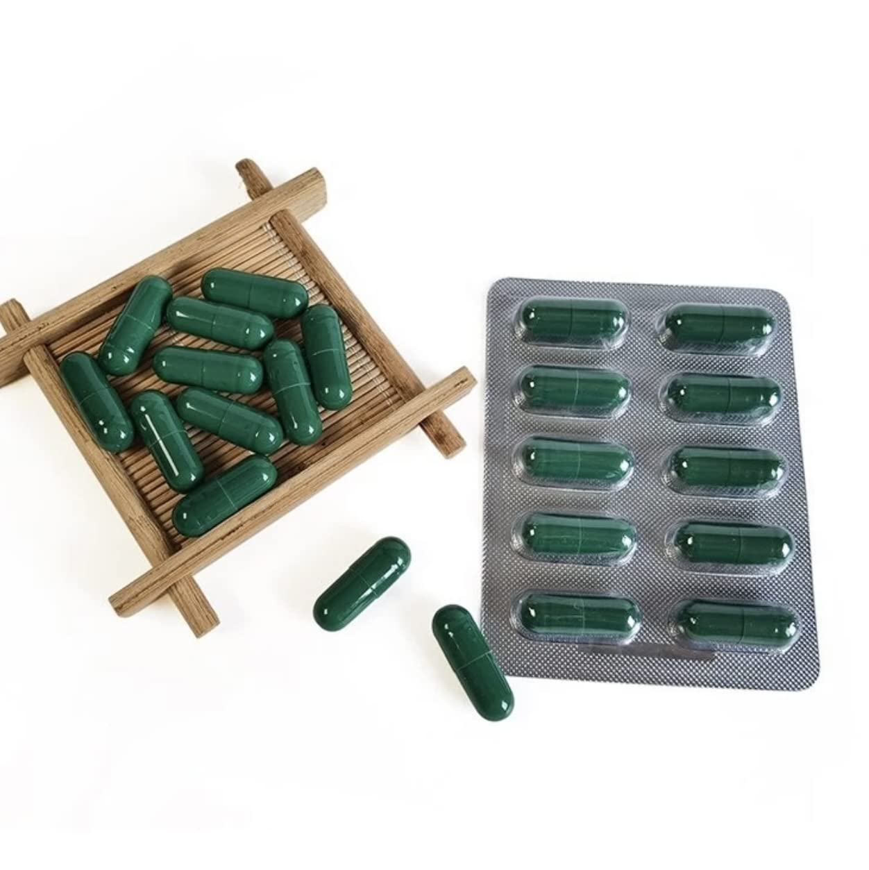 Ultra Strong Vibrant Green - (10 Pack) New & Effective 700mg Ginseng & ASHWAGANDHA Complex Herbal Supplement for Men - Performance, Energy, Stamina & Endurance, 100% Natural