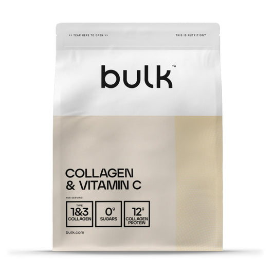 Bulk Collagen and Vitamin C Powder, Strawberry, 500 g, 10 Servings, Packaging May Vary