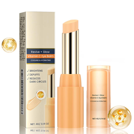 Generic Vitamin C Eye Cream Stick, Glow Eye Stick for Dark Circles and Puffy Eyes, Under Eye Balm for Women and Men, Cooling Moisturizing Formula for a Younger Look