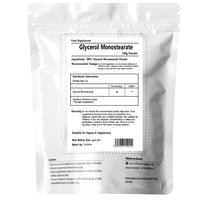 UKHealthHouse Glycerol Monostearate Powder, GMS, Pure Range, Vegan, High Strength Supplement, Packaging Vary (100g)