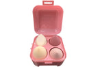 MUUK' SUPERFOODS MUUK Makeup Sponge Blender 4 Pack Foundation Sponge Latex Free Beauty Blender Applicator With Sponge Holder Case Ideal For Foundation, Powder and Cream