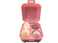 MUUK' SUPERFOODS MUUK Makeup Sponge Blender 4 Pack Foundation Sponge Latex Free Beauty Blender Applicator With Sponge Holder Case Ideal For Foundation, Powder and Cream