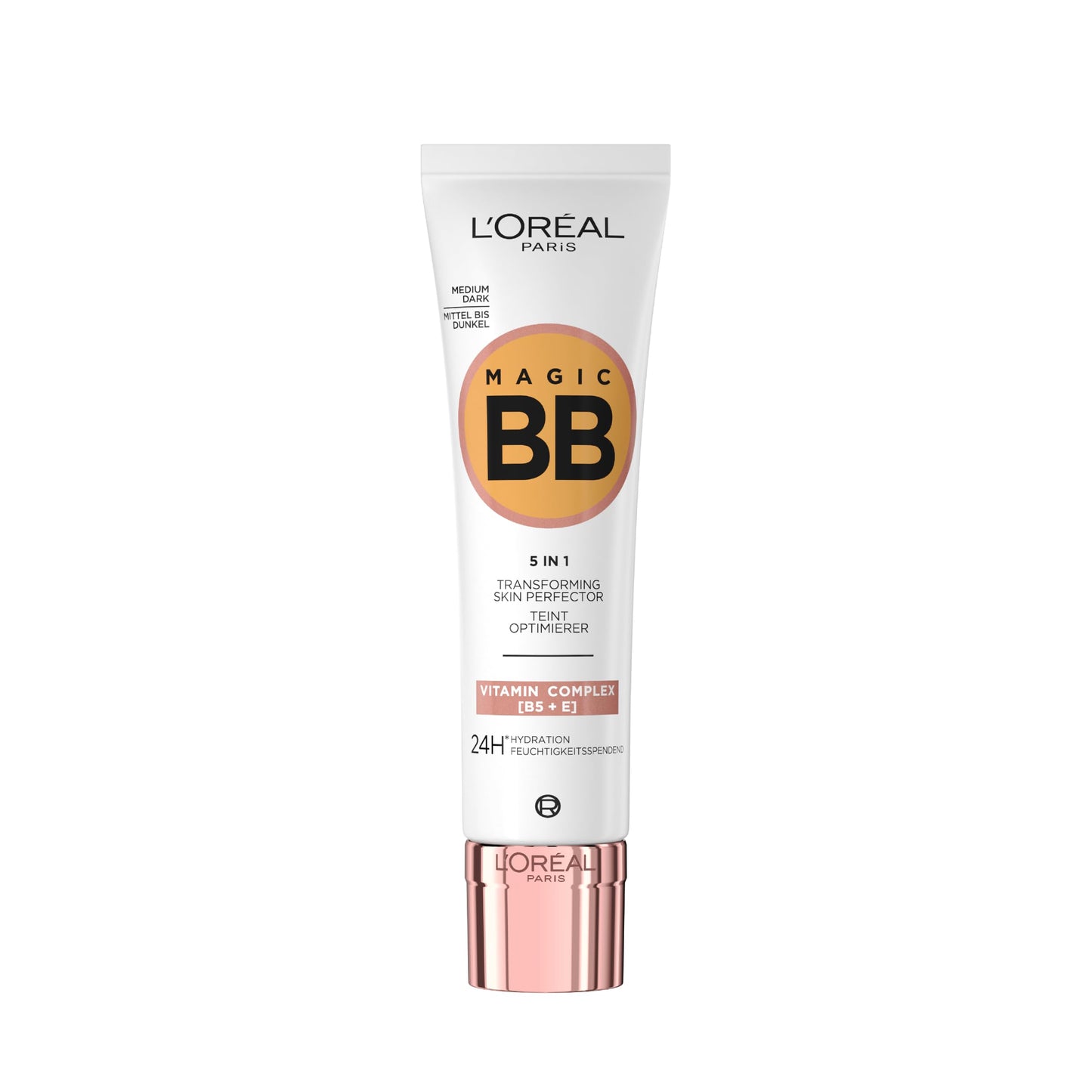 L'Oreal Paris L'Oréal Paris Magic BB Cream with SPF 20, 5-in-1 Skin Tint with Vitamin B5 and Vitamin E, Lightweight Hydrating Formula Adapts to Skin Tone for a Natural Glowy Finish, 30 ml, Shade: 05 Medium Dark