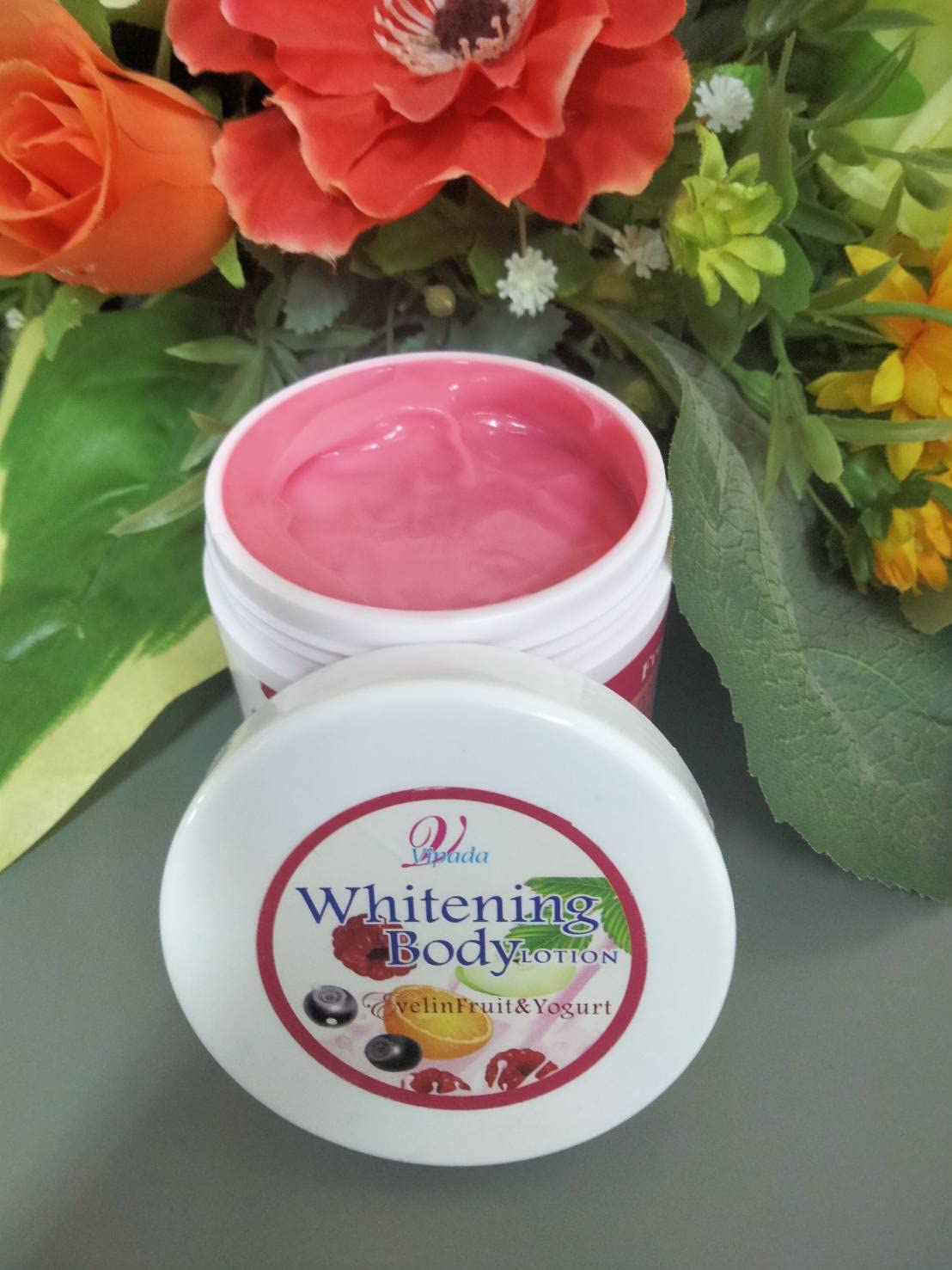 Vipada Fruit & Yoghurt Whitening Body Lotion With Vitamin E & UVx2 *250ml Jar* (3)