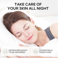 Vitamin C Sleep Overnight Face Mask, Hyaluronic Acid Moisturising Sleeping Mask For Shrink Pore, Hydrating & Brightening Gel Face Mask, Korean Face Mask, Vitamin C Anti Aging Face Cream