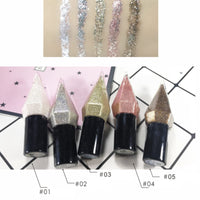Erinde Glitter Liquid Eyeliner & Diamond Eyeshadow, Liquid Eye Shadow Long Lasting Pigmented, Colourful Eye Liners for Wedding Party Cosplay Eye Makeup Eye Liner