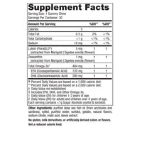 Nordic Naturals Children’s Eye Health Gummies, Strawberry Lemonade - 30 Gummies for Kids - 484 mg Total Omega-3s DHA, Lutein & Zeaxanthin - Brain Health, Antioxidant Support, Non-GMO - 30 Servings