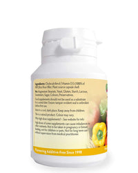 Vitamin D3 2000iu x 90 Capsules, Suitable for Vegetarians, Magnesium Stearate Free, Contributes to The Maintenance of Normal Bones, Muscle Function & The Immune System, UK Manufactured