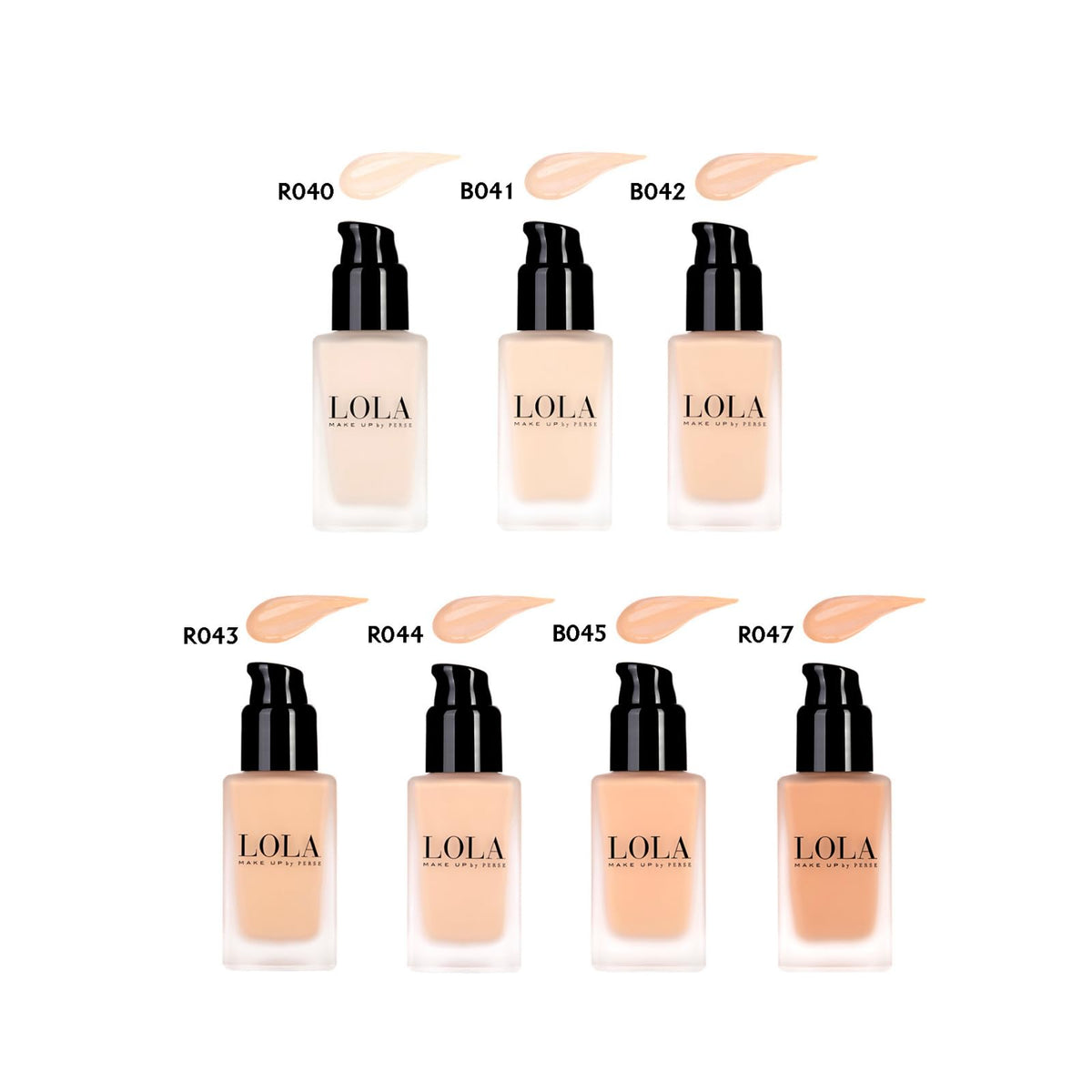 Lola Make Up by Perse LOLA Make Up by Perse Matte Long-Lasting Liquid Foundation – Full Coverage, Buildable Matte Finish, Oil-Absorbing, Shine-Free, Long-Lasting – Paraben-Free, Vegan, Cruelty-Free – [R044-Medium Beige]