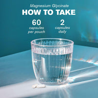 dr vegan DR.VEGAN Daily Magnesium Glycinate Complex 1500mg | Provides 300mg of Pure Elemental Magnesium | Fatigue, Mood and Muscle Recovery | 60 Vegan Capsules | Two-A-Day