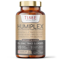 Humiplex™ - Humic Multi-Nutrient Complex - Minerals, Trace Elements, Amino Acids, Probiotics & Prebiotics - pH Balance, Detox & Digestion - UK Made - Zero Additives - Vegan (120 Count (Pack of 1))