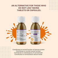 SunVit-D3 Vitamin D3 2000iu Oral Solution Vitamins for Kids - Cholecalciferol Vitamin D3 Drops Support The Maintenance of Bone, Teeth, Muscle & Immune System - Kids Vitamin (50ml Orange Flavor)