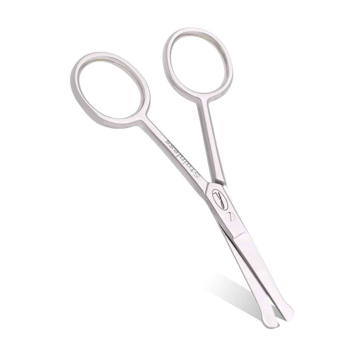 Fine Lines Baby Nail Scissors – Kids Finger Nails Clipper and Toenail Cutter – Newborn Essentials – Rounded Ends for Safety – Can be used for Grooming Cuticles & Trimming Hair