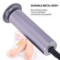 Electric Foot File for Hard Skin (Speed Adjustable) with 60pcs Replacement Pads, Powerful Electric Callus Remover Pedicure Hard Dead Foot Skin Removal Machine Women Men Use (Gray)