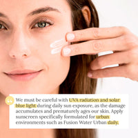 ISDIN Fotoprotector Fusion Water Urban SPF 30 (50ml) | Urban protection | Anti-pollution | protection against UV, UVA and blue light