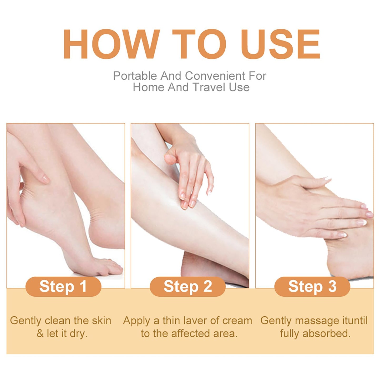 AuraBeen 60% Urea Foot Cream for Dry Skin, Intensive Moisturizing Foot Cream, Improving Heel Repair Ointment for Heels, Feet & Hands