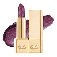 Oulac OULAC Metallic Shine Glitter Lipstick, Purple High Impact Lipcolor, Lightweight Soft and Ultra Hydrating, Long Lasting, Vegan & Cruelty-Free, Full-Coverage 4.3 g/0.15 22 Virtual Violet