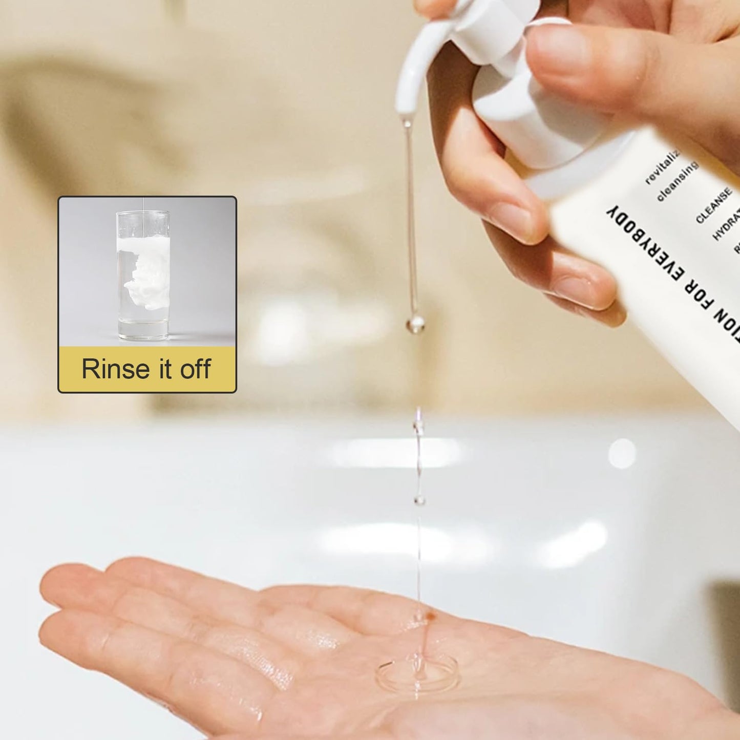 Benaewa Cleansing Oil, Pore Control Oil Cleanser, Moisturizing Refreshing for Daily Makeup Blackheads Removal