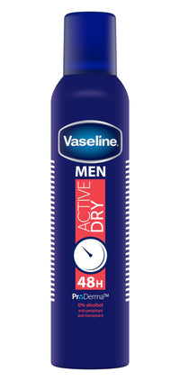 Vaseline Men Active Dry 48h 250ml
