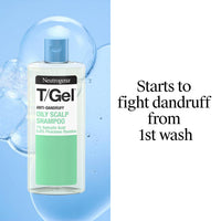Neutrogena T/Gel Anti Dandruff Shampoo for Oily Scalp and Hair (1x 250ml), Daily Anti-Dandruff Shampoo with Salicylic Acid to Remove Excess Oils from First Wash