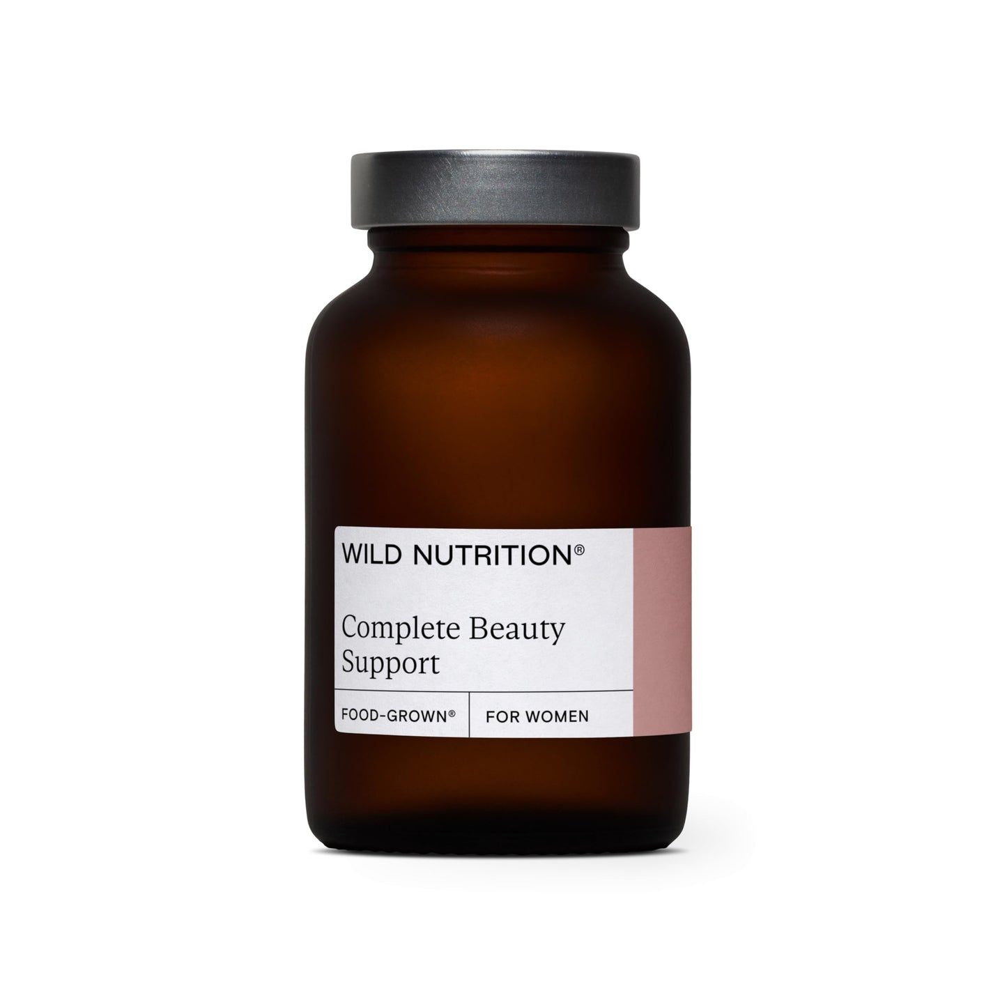 Wild Nutrition WILD NUTRITION Food-Grown Complete Beauty Support | Hair Skin and Nails Vitamins for Women | Antioxidant & Collagen Formation Support | Hyaluronic Acid, Biotin, Zinc, Selenium & More | 60 Capsules