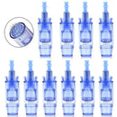 Xkylo Micro Needles Cartridges For Ultima A1 Dr.Pen,Tips For Electric Auto Stamp Derma Pen,9Pin/12Pin/36Pin/42Pin &Nano Neelde Cartridges (12 Pin Needles, 10 Pcs)