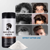 FresFresi Men's Hair Styling Powder - 2 Pack Texturizing Powder for Matte Texture, Long-Lasting Hold, Oil-Free and Easy Application, 10g Each