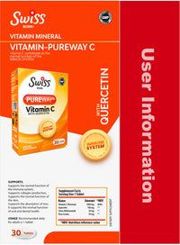 Swiss Bork SWISS BORK Natural Vitamin C Tablets (Ester C) – High Strength Vitamin C Supplement to Nourish Your Immune System, Enhance Radiant Vitality and Fight Free Radicals - 30 Effervescent Tablets (Halal)