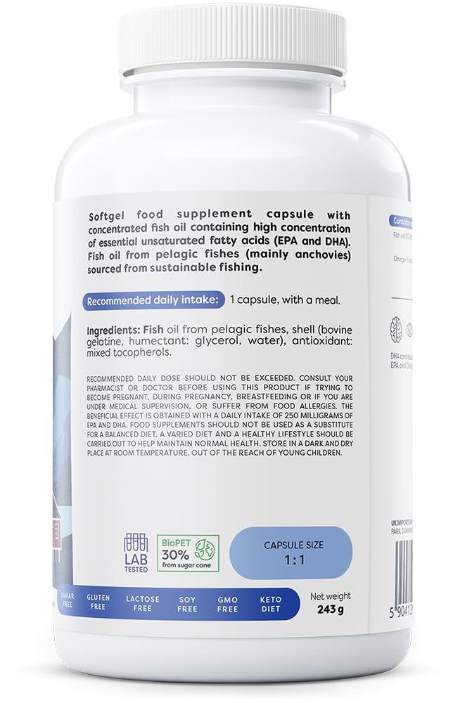 OSAVI Osavi Super Strong Omega 3, 500 EPA / 250 DHA - 180 softgels