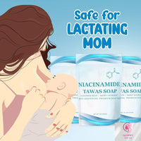 1 Bar NIACINAMIDE TAWAS SOAP 100grams