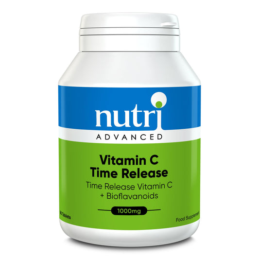 Nutri Advanced - Vitamin C 1000mg Time Release - Optimal Bioavailability and Gentle Digestion - 90 Tablets