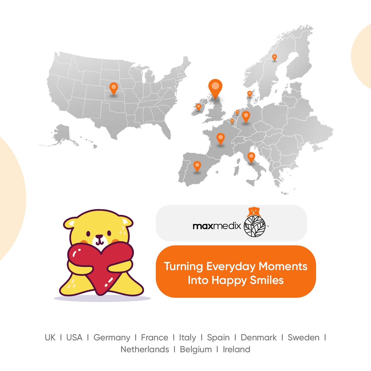 maxmedix Vitamin D for Kids 1000IU | 120 Tasty Gummies | 4 Months Supply | Natural Orange Flavour | 1 per Day | Vegetarian-Friendly, Non-GMO & Gluten-Free | Easy to Chew | Kids Vitamin D Gummies for 3-12 Years