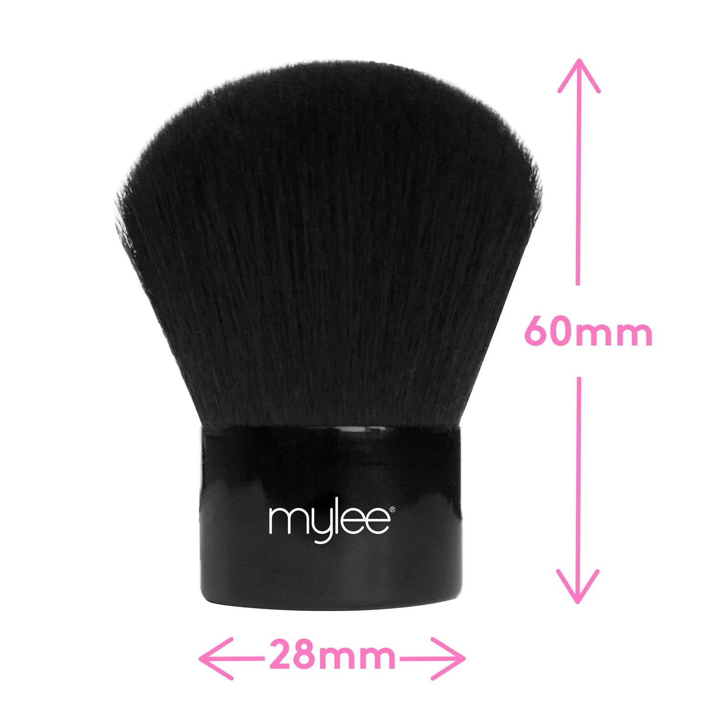 Mylee Duster Brush - Nail Dust Remover, Powder Cleaner, for Acrylic Nails And Nail Art - Comfortable and Easy to Handle Dusting Brush - Portable, Precise & Comfortable - Vegan and Cruelty Free