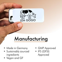 Lea Gogo Lactase Enzyme Tablets for Lactose Intolerance, 40 Tablets