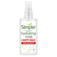 Simple Kind Defence +ANTI-BAC Hydrating Mist Protection, 125 ml