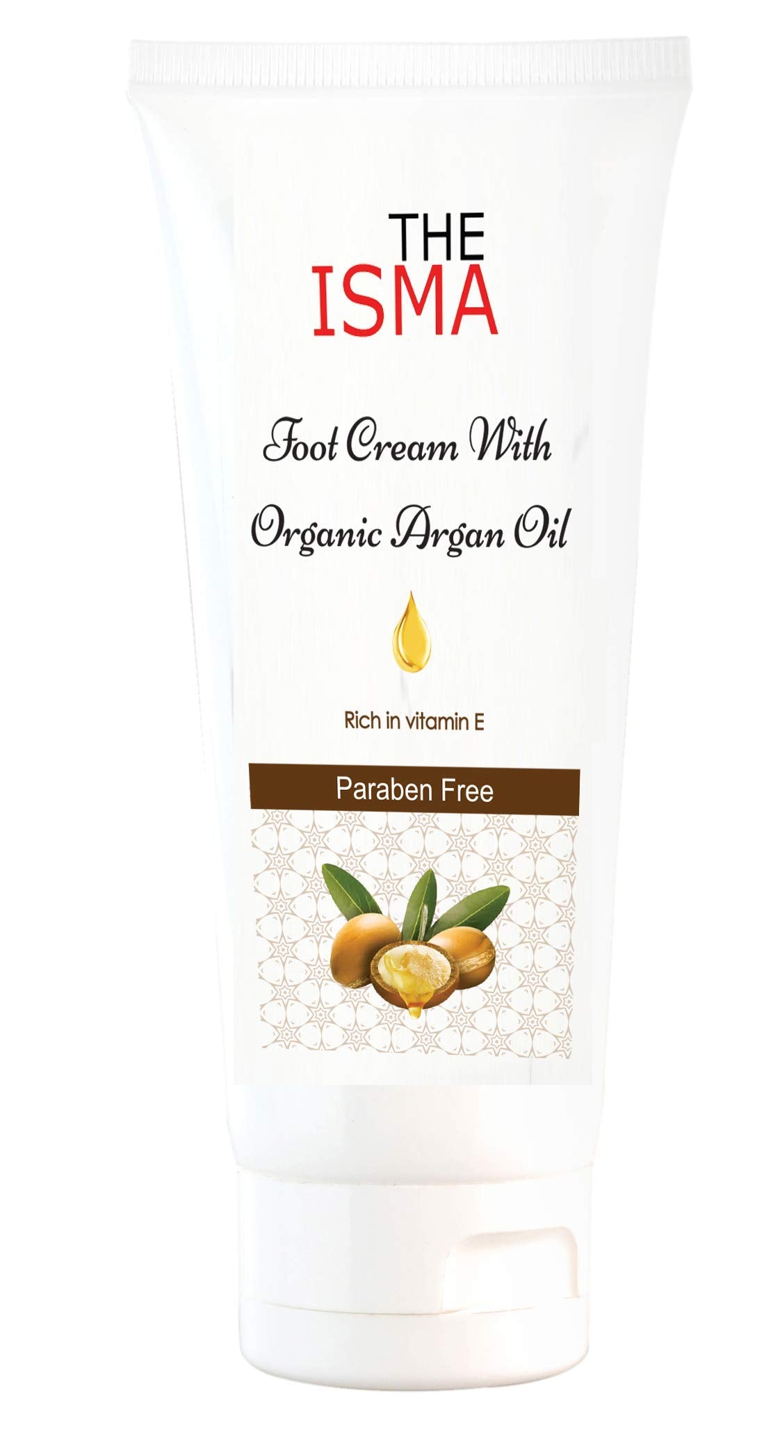 THE ISMA Foot Cream for Renewing Extremely Dry, Rough and Bumpy Feet, Moisturise and Protect Feet, Contain Organic Argan Oil with Vitamin E, 100ml