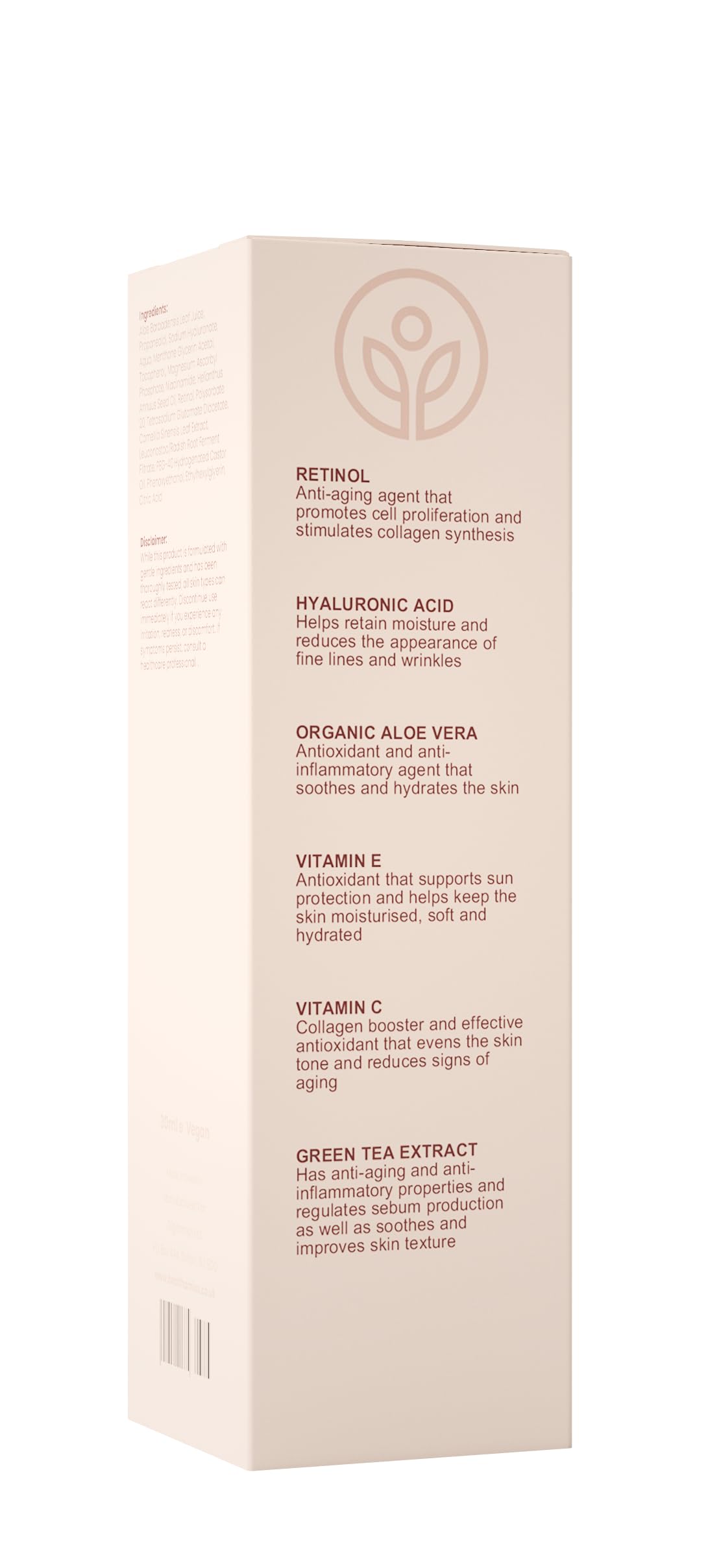 Healthamins Collagen Retinol Anti Ageing Serum | With Hyaluronic Acid, Vitamin C and E, Aloe Vera, & Green Tea Extract | For Fine Line and Wrinkles, Repair, Brightening, Even Tone Serum | 30ml