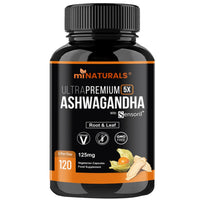 Ashwagandha Sensoril Capsules from Root & Leaf Powder | KSM-66 Alternative | 120 Capsules Made in UK by miNATURALS