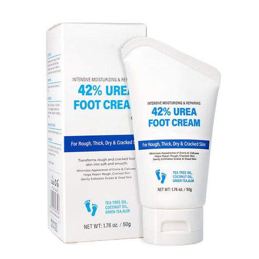 INSKIN 42% Urea Foot Cream, 2% Acids Foot Cream For Cracked Heels And Dry Skin, Foot Moisturiser Foot Cream For Hard Skin, Urea Cream Soften, Cracked Heel Cream Heel Balm For Foot And Body Care