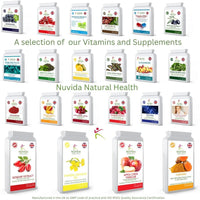 NUVIDA NATURAL HEALTH Rosehip Capsules - High Strength Rosehip Supplement with Vitamin C to Support Joint Health, Bones, Cartilage and Collagen Formation - 120 Vegan Rosehip Capsules. Up to 4 Months Supply.