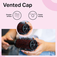 Olivia Garden Multibrush Curlers Kit - Size 45-4 Barrels of the Same Size & 1 Handle - Leave-In Barrels perfect for Curls and Volume