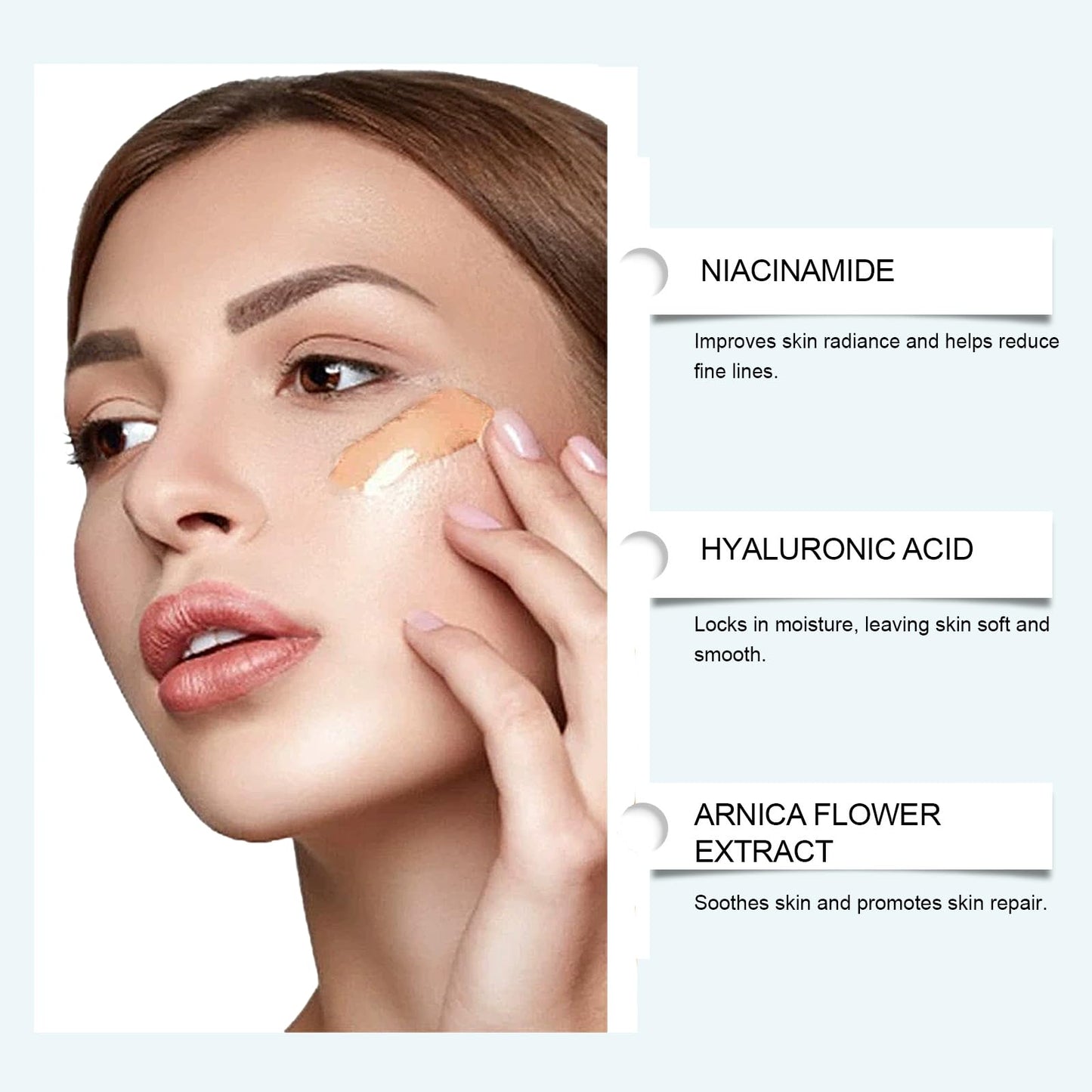 SHEBEEDO Medium Shade Concealer, All-Over Complexion Perfector, Body Coverage Perfector, Moisturizer, Lightweight and Waterproof Concealer Full Coverage,Suitable All Skin Types(Medium)